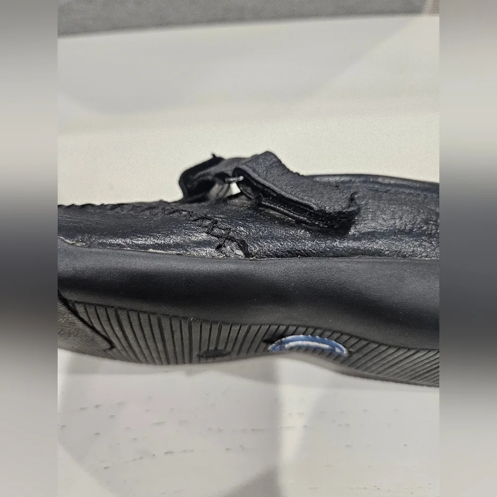 Dr. Scholl's Womens Black Woven Loafers Size 7